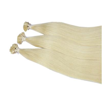 China Special Hot Selling Real Russian Hair Extension Silky Straight Wave Tip Flat Hair, Tip Remy Pre Bonded Hair Extensions Machine Made U Nail for sale