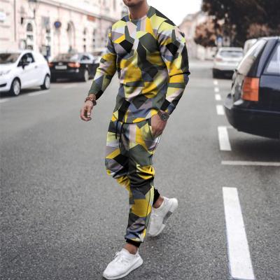 China Wholesale Custom Mens Printed Tracksuit Sports Suit Breathable for sale