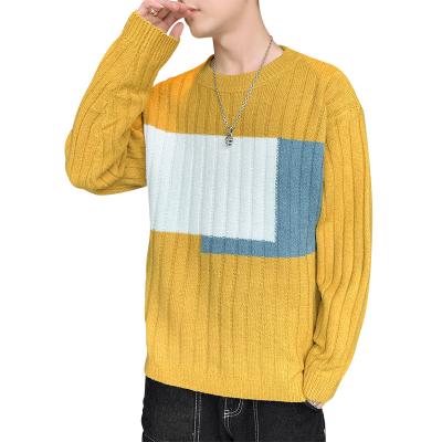 China Cardigan Mens Sweater Jacquard Knitwear Mens Crewneck Sweater Knit Pullovers Winter Cotton Knitted Mens Sweater for sale