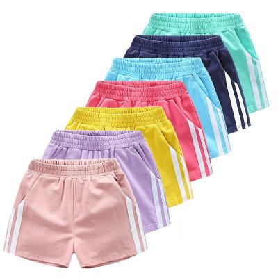 China Girls Summer Sustainable Shorts For Boys Cotton Beach Shorts Small And Medium Kids Student Shorts for sale