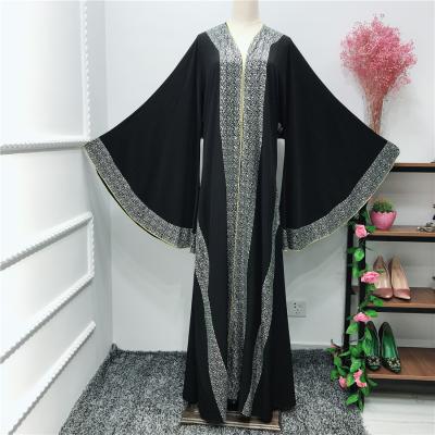 China Diamond Fashion Dubai Turkish Islamic Clothing Long Dress Muslim Long Dress High Quality Formal Daily Casual Robe Gown for sale