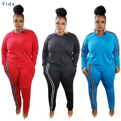 China Factory Wholesale Casual Women's 2020 Fall Outfits Breathable Sets For Lady Plus Size Women Clothing 5xl for sale