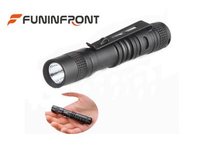 China Pocket Size CREE Led MINI Flashlight Torch with Belt Clip Using AAA Battery for sale