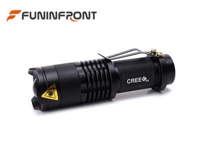 China Adjustable Focus SK68 CREE Zoom LED Flashlight MINI Size Using AA Battery for sale