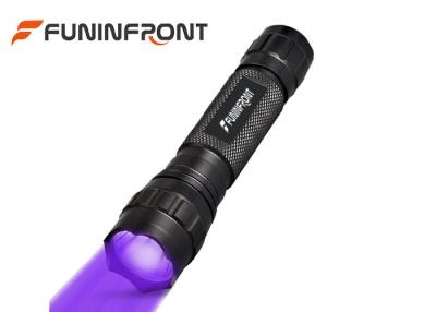 China 3W High Power  Black Light LED Flashlight 395NM UV Light Currency Detector for sale