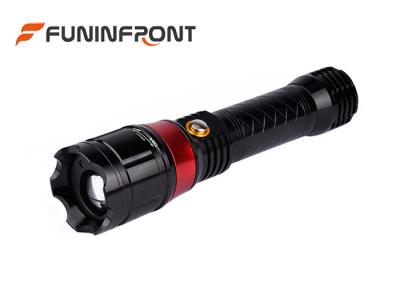 China 5W 350 LMs CREE Zoom LED Flashlight with Red Laser for Outdoor Camp Hike Hunt for sale