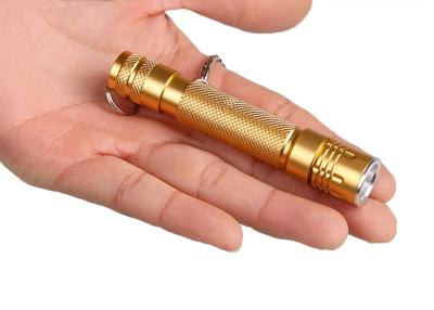 China AAA Battery Powered Mini LED Flashlight with Portable Keychain, Small Pen Light  for sale