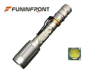 China 1200LMs CREE Zoomable Led Torch Flashlight Working with 2 Pieces 18650 Battery for sale