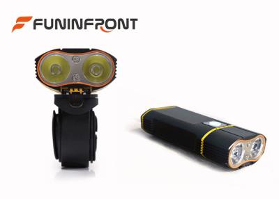 China 5 Light Modes USB Direct Rechargeable Bicycle Front LED Lights Water Resistant for sale