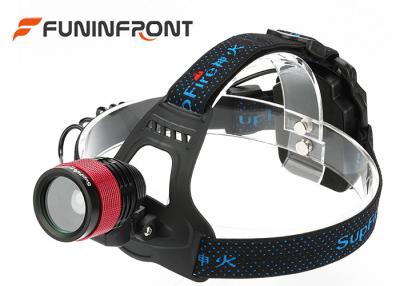 China CREE T6 Outdoor LED Headlamp /  3 Gears Zoom Helmet lights Using AA Battery for sale