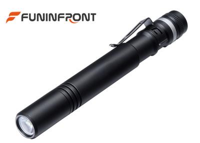 China Pocket Hooks MINI LED Flashlight , LED Penlight Torch Using AAA Battery for sale