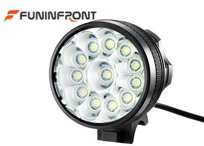 China Ultra Bright 12T6 Cree Front Bike Light / 18000 Lumens Bicycle LED Lamp for sale