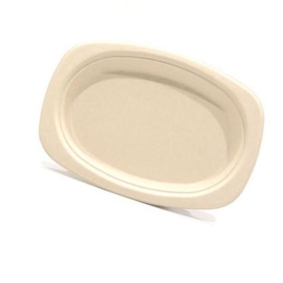 China Free Sample Eco-Friendly Biodegradable Picnic Quality Dish Guaranteed Medium Oval Dish for sale