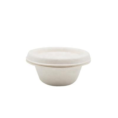 China 1OZ Biodegradable 2 oz Bagasse Sauce Container Compostable Sugarcane Cup for sale