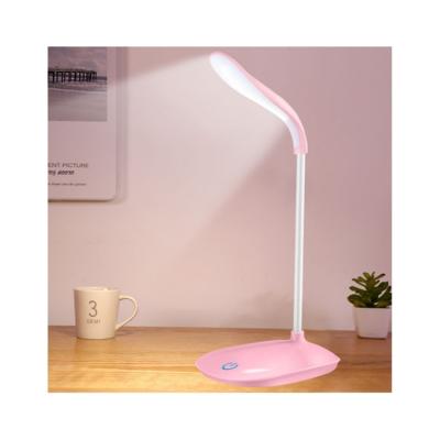 China Lighting Works Top Quality Thin And Light Adjustable Table Desk Touch LED Reading Lamp For Kids for sale