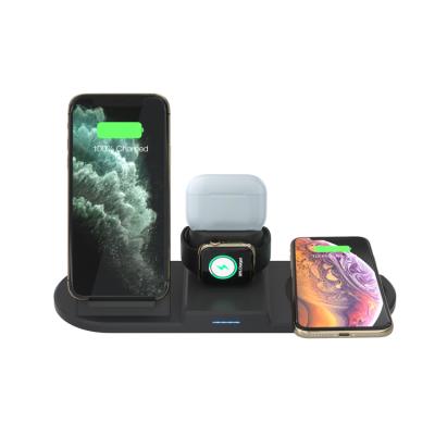 China Factory hot sales multifunctional magnetic mobile phone 3 in 1fast power Draadloze wireless charging mobile oplader for sale