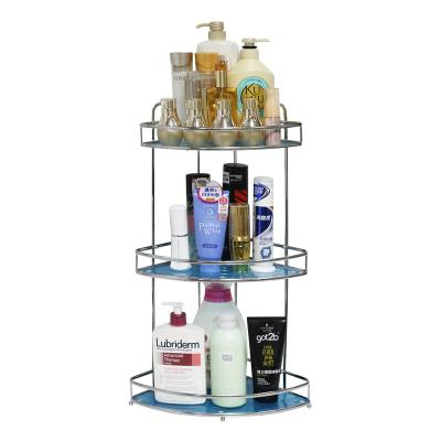 China Hot Selling Exquisite Durable 2 Layers Storage Rack Shower Rack Shelved Storage Dish for sale