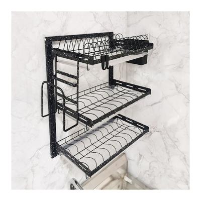 China Factory Direct Exquisite Home Storage Viable Racks Simply Decorative Brackets Kitchen Dishes Storage Rack for sale