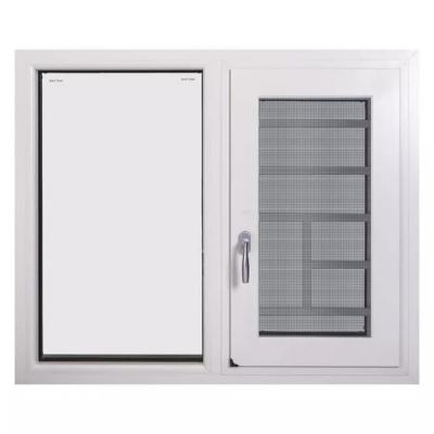 China Trader Natural Lighting Casement Recommended Magnetic Screen Window With Villa for sale