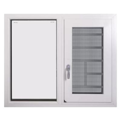 China Folding Screen Impact Resistance Simple Design Aluminum Frame Casement Windows for sale