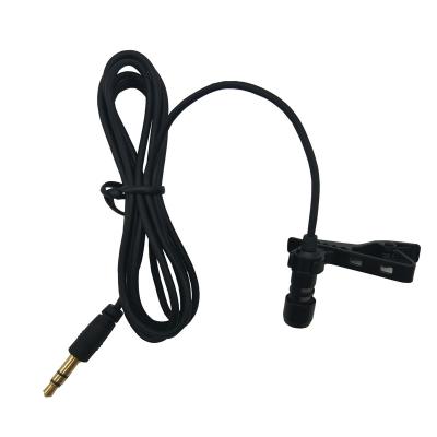 China Detachable Link Lavalier MIC 3.5mm Jack Lapel Lavalier Microphone for Smart Phone and Tablet Mini Laptop for sale