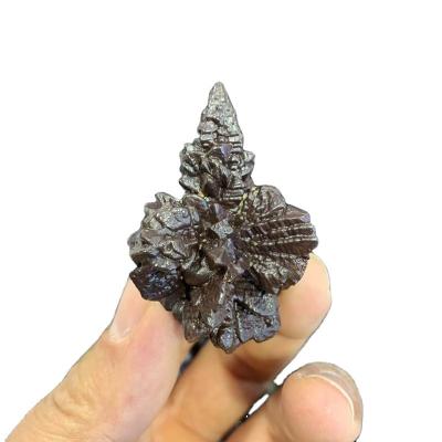 China Wholesale Natural Black Iron Ore Egyptian Strange Shape China Meteorite Carbonado Raw Stone for sale