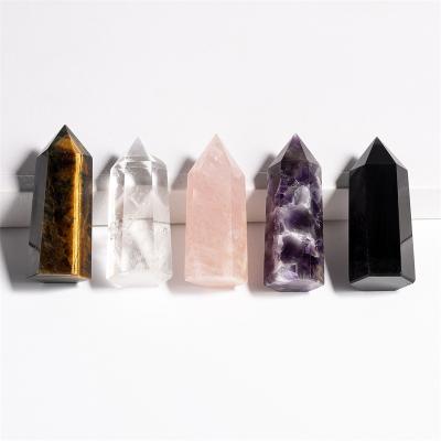 China Wholesale Crystal Healing Point China Natural Energy Magic Wand Trick Stone Crystal Set for sale