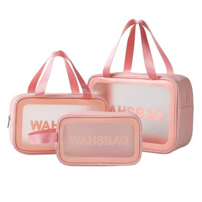 China Small Travel Fashion Pouch Makeup Case Storage Waterproof Clear PVC Custom Cosmetic Bag for sale