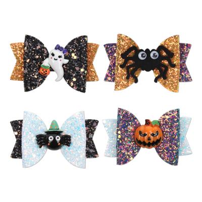 China Kids Popular High Quality Hairpin Bow Decoration Hair Accessories Stylish Halloween Hairpins Hairpins FOR Girls for sale