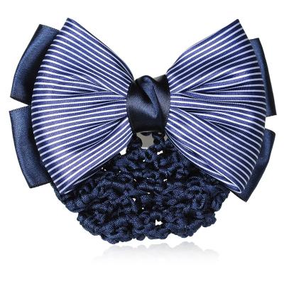 China Cheap Headdress Hair Accessories Price Main Flower Hair Clips Stewardess Lady Hair Net Nurse Net for sale