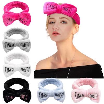 China Hair Accessories YIWUXINWO Hair Loop Rubber Rubber Hair OH MY GOD Letter Girls Elastic Things Transparent Package Feature Customized Material Origin for sale