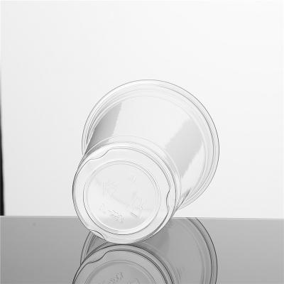 China Factory Clear 300ml Disposable PET Direct Takeaway Soft Drinks Plastic Cup For Cold Drink for sale