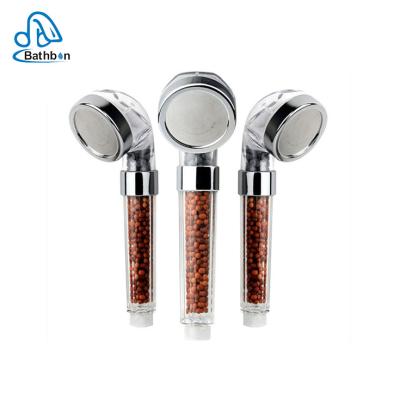 China No Needles Healthy Bathroom Hand Shower Vitamin C Filter Hand Spa Shower Head With Negative Ion for sale