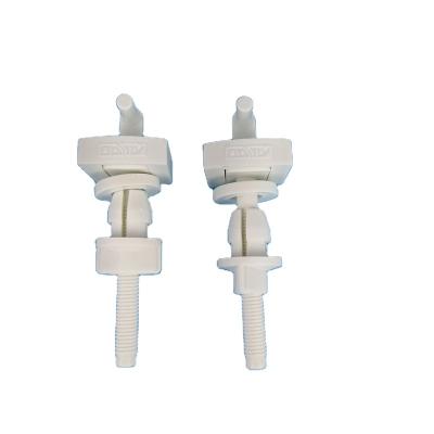 China Modern Toilet Seat Hinges Easy Fitting Repair Kit Screws Bathroom Pack Of 6 for sale