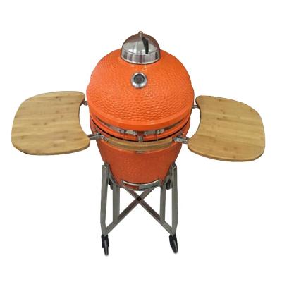 China Easy Assembled BBQ Grill and Smoker Kamado Charcoal Kamado Grill Egg Ceramic BBQ Grill for sale