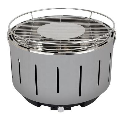 China New Design Easily Built Around Tabletop Charcoal Grill With Fan for sale