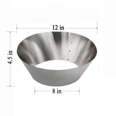 China Stainless Steel BBQ Swirl BBQ Kettle Grill Accessories Easily Cleaned Fits For Kettle And Kamado Grills for sale