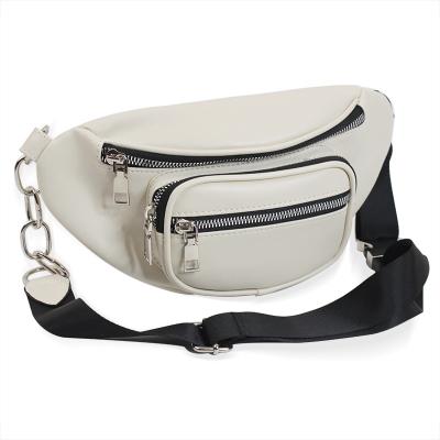 China Water Proof Leather Women Waist Pack Fanny Pack Luxury Women Belt Bag Cross - Body Wallet Bags Casual Chest Pack Customize for sale