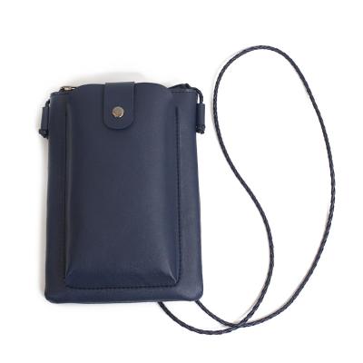 China 2021 Fashion PU Cell Phone Bag With PU Strap Shoulder Bag For Phone for sale