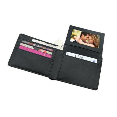 China Waterproof Custom Mens Wallet Sublimation Leather Wallet Leather For Men for sale