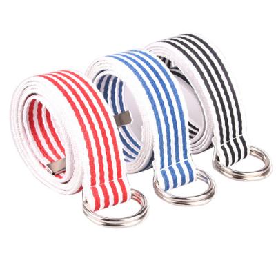 China Wholesale Nylon Cloth Men's Belt Metal Buckle Sports Nylon Belt for sale