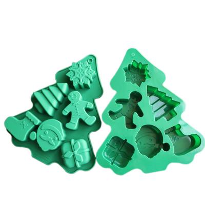 China Cheap Viable Price China 3D Cake Decorating Ok Gift Decorating Tool Molds Silicone Merry Christmas Candy Fondant Mold for sale