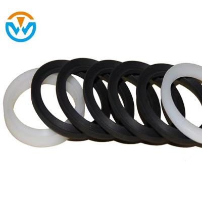 China Heat Resistance Extruded Gas Rubber Gasket Custom Mold Cylinder Light Flat Silicone Parts Sealing O Rings for sale