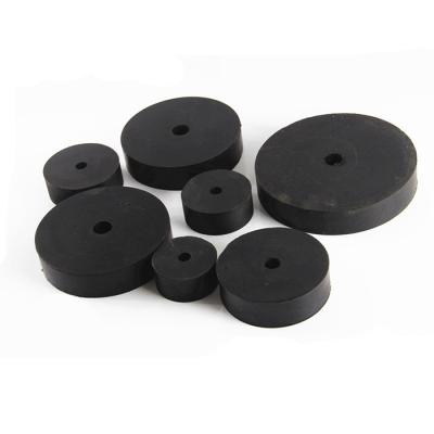 China Custom Rubber Shock Proof Anti Vibration Damper Round Mounts Rubber Buffer Vibration Damper Bumper Feet With Galvanized Steel for sale