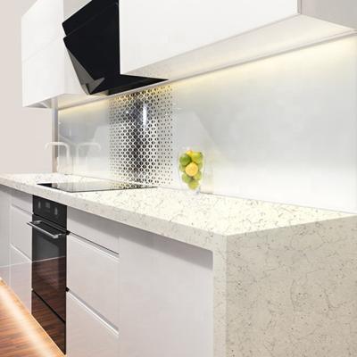 China From chinese traditional factory supplier cheap price white quartz slab countertop artificial quartz vanity countertops table price for sale