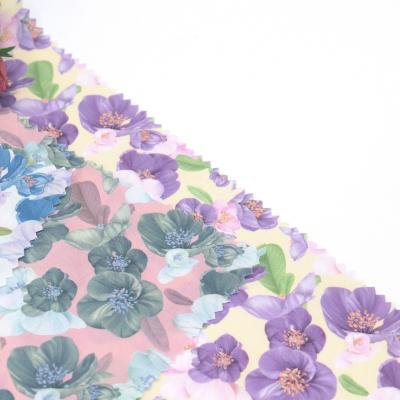 China Low Price Organic Popular 3d Flower Plants Pattern Cotton Poplin Digital Printing Fabric For Clothing Lining for sale