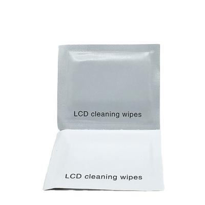 China Eco-friendly OEM ODM lcd wipes for read glasses glass wipes glass cleaning anti fog screen cleaner cleaning cloth wipe 2 in 1 for sale