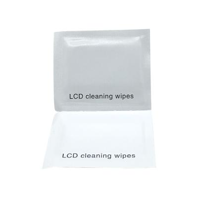 China Custom OEM ODM Eco-friendly Wipe LCD High Quality Electronic Screen Cleaning Wipes Wet Lens Wipe Glass Cleaning for sale