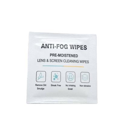 China OEM ODM Hotsales Eco-friendly Eyeglass Anti Fog Wipes Anti Fog Glasses Wipes Wet Wipes Dusting Optical Glass for sale