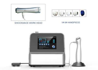 China Healing Physical Shock Wave Therapy Machine With 5 Replacable Working Heards for sale